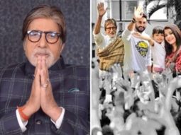 Amitabh Bachchan expresses gratitude; shares an edit with Abhishek Bachchan, Aishwarya Rai Bachchan, Aaradhya