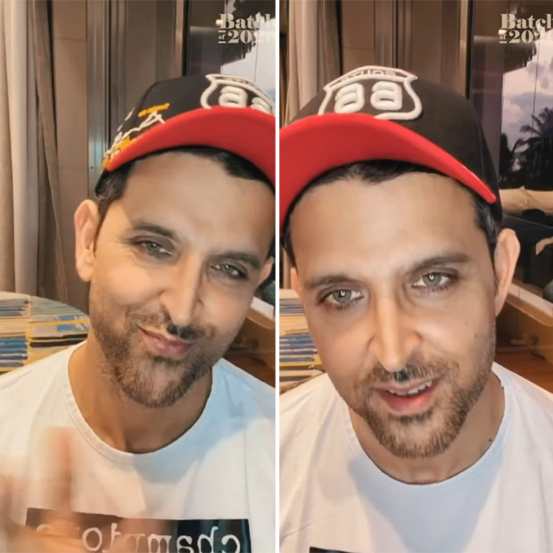 Hrithik Roshan shares endearing message for the class of 2020 for their virtual graduation party