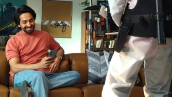 “It was great to shoot again after so many months” – says Ayushmann Khurrana who is back on set to shoot an ad