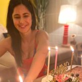 Katrina Kaif is all smiles as she poses candidly with her birthday cakes