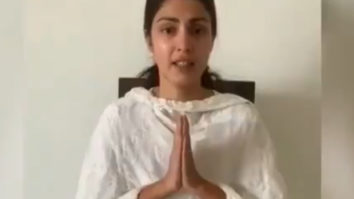 “A lot of horrible things are being said about me,” says a teary-eyed Rhea Chakraborty in a video