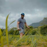 Salman Khan helps in planting rice with Iulia Vantur at his Panvel farmhouse