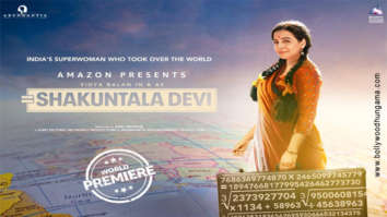 First Look Of The Movie Shakuntala Devi