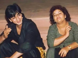 “She taught me for hours how to do the ‘dip’ for film dancing,” writes Shah Rukh Khan remembering Saroj Khan