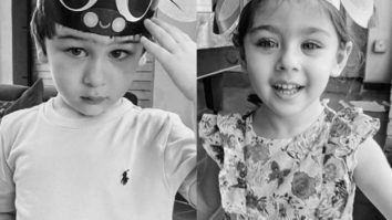 Challenge Accepted: Kareena Kapoor Khan posts black and white picture of Taimur and Inaaya 