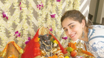Ananya Panday welcomes Bappa on the auspicious occasion of Ganesh Chaturthi