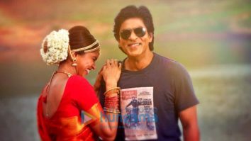 on the sets of the movie Chennai Express