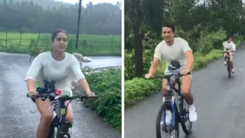 Sara Ali Khan and Ibrahim Ali Khan are enjoying Goa monsoon and cycling in dreamy weather