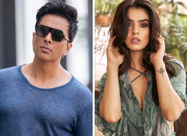 Sonu Sood shoots for an ad with Telugu actor Sidhika Sharma