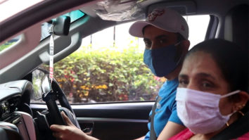 Sunny Singh Nijjar snapped with his mom in Juhu