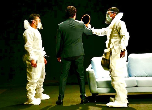 Superstar Nagarjuna resumes shooting; shares pictures from the sets of Telugu Bigg Boss season 4