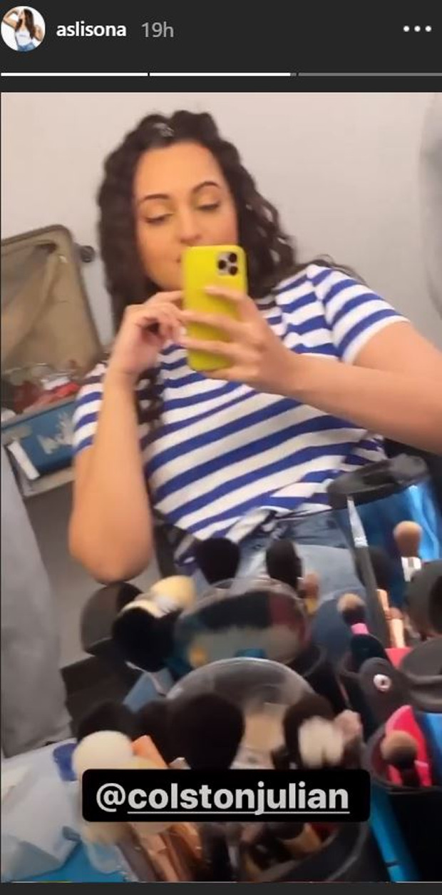 Sonakshi Sinha Resumes Shooting Shares A Video From Her Make Up Room Bollywood News