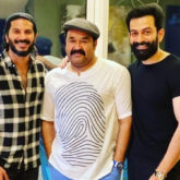 Mohanlal, Prithviraj Sukumaran and Dulquer Salmaan pose for a picture; fans wonder whether something big is coming their way