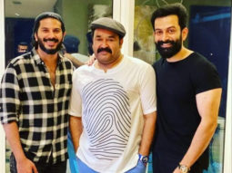 Mohanlal, Prithviraj Sukumaran and Dulquer Salmaan pose for a picture; fans wonder whether something big is coming their way