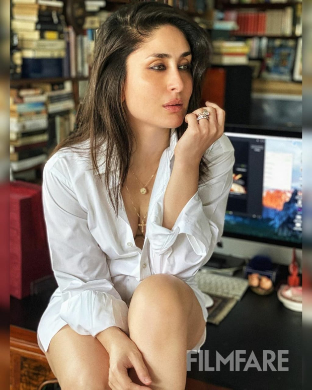 PICS: Kareena Kapoor Khan shoots at home for a magazine cover ; Saif Ali Khan turns photographer