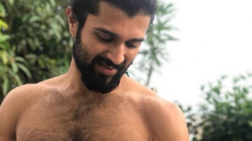 Vijay Deverakonda posts a shirtless picture as he poses with his ‘cute beast’