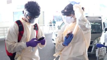 Ananya Panday and Ishaan Khatter spotted at the airport