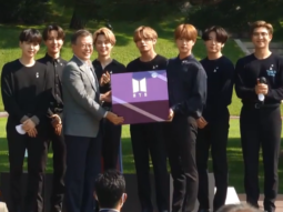 BTS meets South Korea’s President Moon Jae In at Blue House to give a speech during National Youth Day