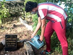 Babil Khan tends to father Irrfan Khan’s grave, says, “And the plants have grown may be for a purpose look closely”