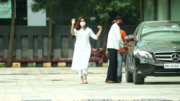 Bhumi Pednekar spotted at Dharma office in Andheri