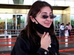 Dhvani Bhanushali spotted at the airport