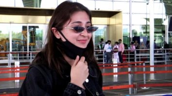 Dhvani Bhanushali spotted at the airport
