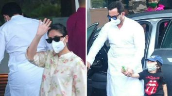 Kareena Kapoor Khan leaves for Delhi along with Saif Ali Khan and Taimur for Laal Singh Chaddha shoot