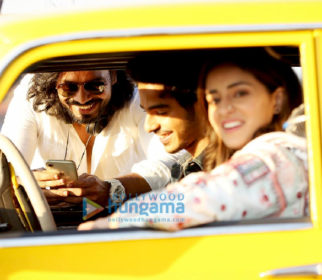 On the sets of the movie Khaali Peeli