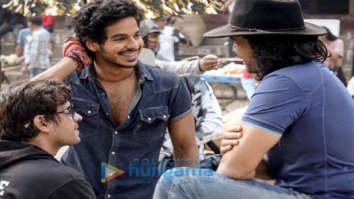 On the sets of the movie Khaali Peeli