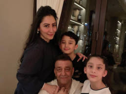 Maanayata Dutt shares a picture of Sanjay Dutt with Shahraan and Iqra as they reunite in Dubai