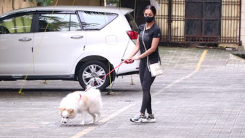 Malaika Arora spotted while arriving at Amrita Arora’s house in Bandra