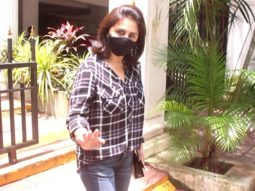 Neetu Singh spotted at a clinic in Bandra