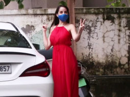 Nora Fatehi spotted in Bandra