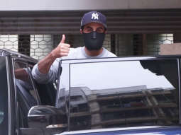 Ranbir Kapoor snapped at a dubbing studio