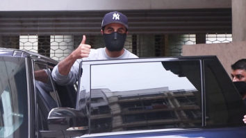 Ranbir Kapoor snapped at a dubbing studio