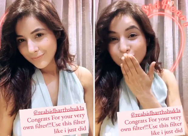 Shehnaaz Gill tries out Sidharth Shukla’s filter on Instagram, SidNaaz fans can’t keep calm