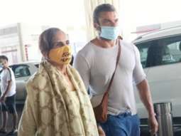 Sohail Khan and Arpita Khan spotted at the Airport