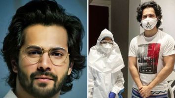 Varun Dhawan undergoes a COVID-19 test before resuming work, shares video