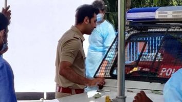 Ranbir Kapoor spotted shooting dressed in a police uniform; see pics 