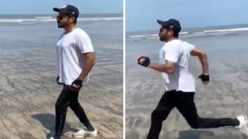 ‘Dreaming of escaping’, Anil Kapoor hits the beach; his trainer makes him sprint 