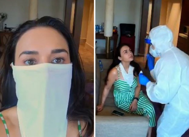 Preity Zinta shares video of her third COVID-19 test in Dubai; reveals she tested negative