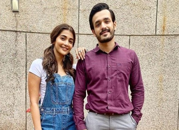 Pooja Hegde and Akhil Akkineni are the only two not social distancing on the sets of the romantic comedy Most Eligible Bachelor