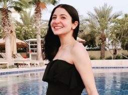 Mom-to-be Anushka Sharma is all smiles as she poses in a black monokini in her latest post