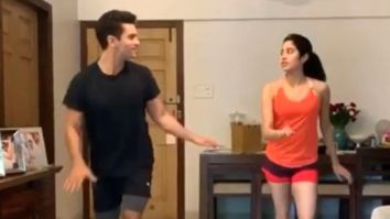 BTS video of Angad Bedi and Janhvi Kapoor rehearsing to ‘One Two Ka Four’ for a scene goes viral