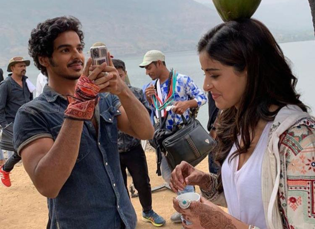 Ananya Panday shares some fun BTS with her co-star Ishaan Khatter and it’s all fun!