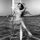 Alaya F looks breathtaking as she poses in a bikini on a boat 