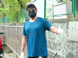 Anil Kapoor spotted at garden in Juhu
