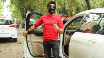 Aparshakti Khurana spotted at Krishika Lulla’s house in Juhu