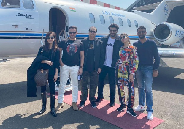 Bhoot Police team Saif Ali Khan, Arjun Kapoor, Jacqueline Fernandez and Yami Gautam leave for Dalhousie to kick off the shoot