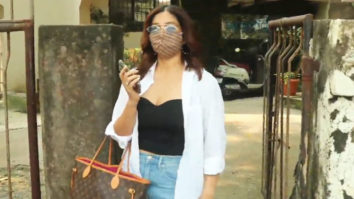 Bhumi Pednekar spotted post salon session at Kromakay Juhu